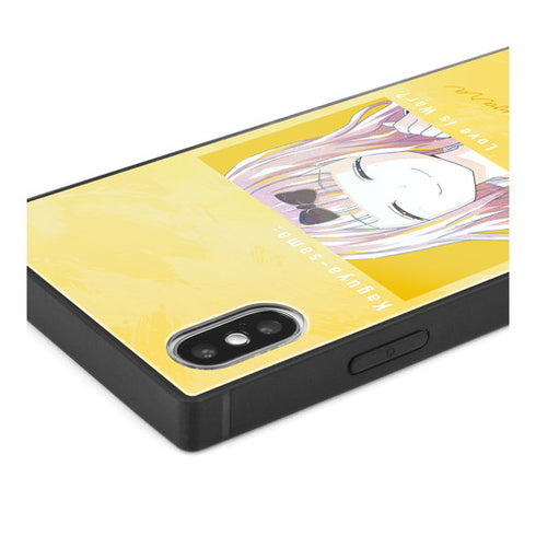 『かぐや様は告らせたい?~天才たちの恋愛頭脳戦~』藤原千花 Ani-Art スクエア強化ガラスiPhoneケース